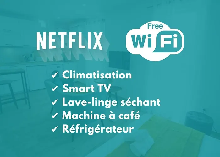 Climatise 'alma 1' - Centre - Wifi Fibre - Netflix Béziers
